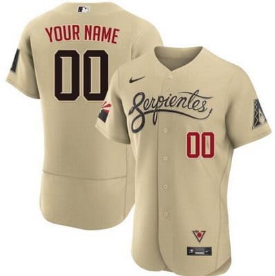 Arizona Diamondbacks Customized Cream 2021 City Authentic Jersey