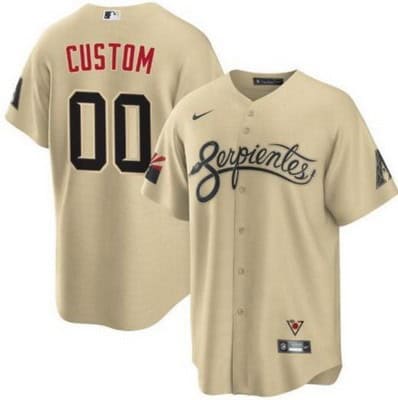 Arizona Diamondbacks Customized Cream 2021 City Cool Base Jersey
