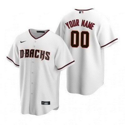 Arizona Diamondbacks Customized White 2020 Cool Base Jersey