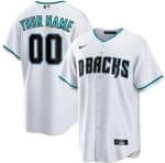 Arizona Diamondbacks Customized White Alternate Cool Base Jersey