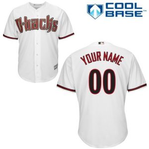 Arizona Diamondbacks Customized White Cool Base Jersey