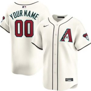 Arizona Diamondbacks Customized Cream Limited Jersey