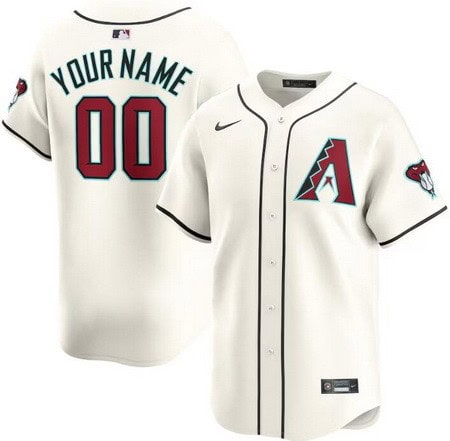 Arizona Diamondbacks Customized Cream Limited Jersey