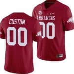 Arkansas Razorbacks Customized Limited Red College Football Jersey