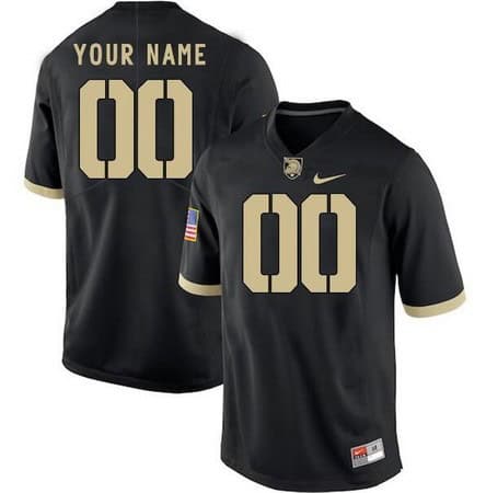 Army Black Knights Customized Black College Football Jersey