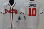 Atlanta Braves #10 Chipper Jones White 2020 Cool Base Jersey
