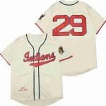 Atlanta Braves #29 John Smoltz Cream Throwback Jersey