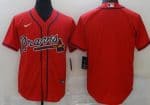 Atlanta Braves Blank Red Cool Base Jersey