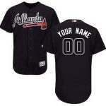 Atlanta Braves Customized Navy Blue FlexBase Jersey