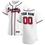 Atlanta Braves Customized White 2020 FlexBase Jersey