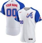 Atlanta Braves Customized White 2023 City Authentic Jersey