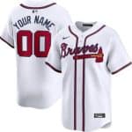 Atlanta Braves Customized White Limited Jersey