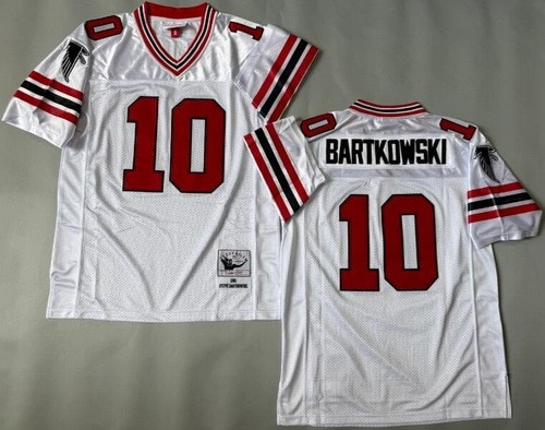 Atlanta Falcons #10 Steve Bartkowski White 1983 Throwback Jersey