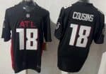 Atlanta Falcons #18 Kirk Cousins Limited Black FUSE Vapor Jersey