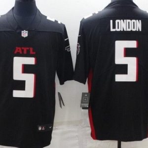 Atlanta Falcons #5 Drake London Black Vapor Jersey
