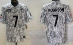 Atlanta Falcons #7 Bijan Robinson Limited Arctic Camo 2024 Salute to Service Jersey