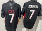 Atlanta Falcons #7 Bijan Robinson Limited Black FUSE Vapor Jersey