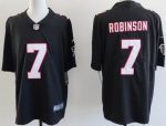Atlanta Falcons #7 Bijan Robinson Limited Black Throwback Vapor Jersey