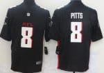 Atlanta Falcons #8 Kyle Pitts Limited Black Vapor Untouchable Jersey