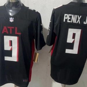 Atlanta Falcons #9 Michael Penix Jr Limited Black FUSE Vapor Jersey