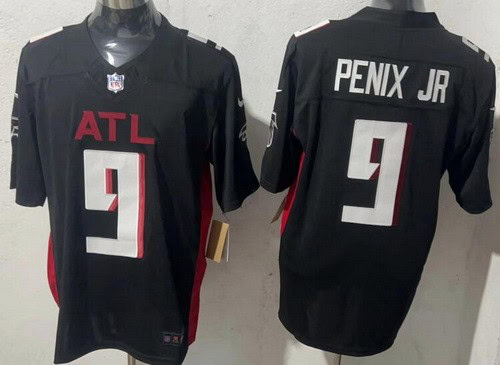Atlanta Falcons #9 Michael Penix Jr Limited Black FUSE Vapor Jersey