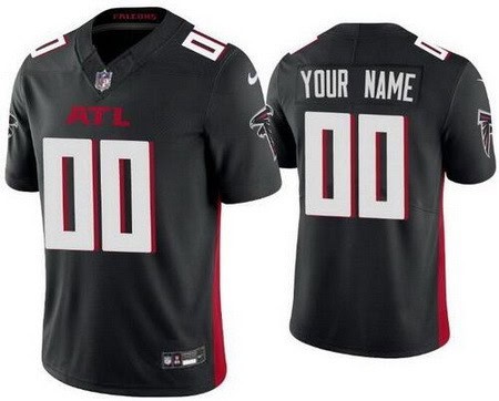 Atlanta Falcons Customized Limited Black FUSE Vapor Jersey