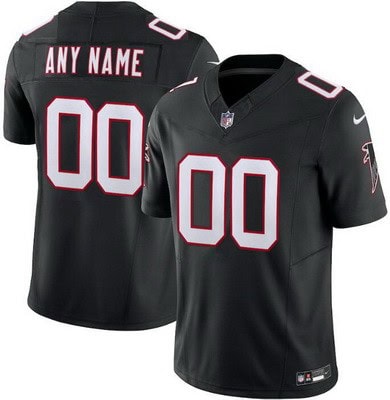 Atlanta Falcons Customized Limited Black Throwback FUSE Vapor Jersey
