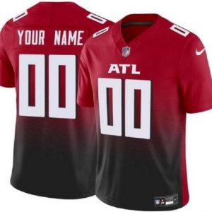 Atlanta Falcons Customized Limited Red FUSE Vapor Jersey
