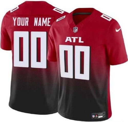 Atlanta Falcons Customized Limited Red FUSE Vapor Jersey