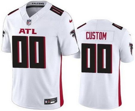 Atlanta Falcons Customized Limited White FUSE Vapor Jersey