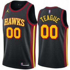 Atlanta Hawks Customized Black Statement Swingman Jersey