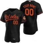 Baltimore Orioles Customized Black Authentic Jersey