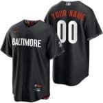 Baltimore Orioles Customized Black City Connect Cool Base Jersey