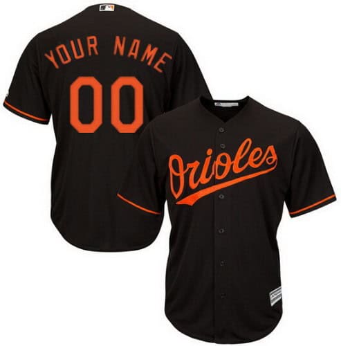 Baltimore Orioles Customized Black Cool Base Jersey