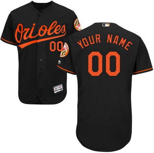 Baltimore Orioles Customized Black FlexBase Jersey