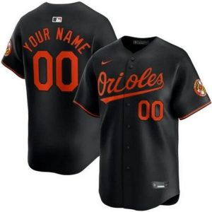 Baltimore Orioles Customized Black Limited Jersey