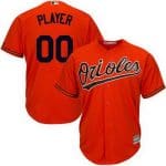 Baltimore Orioles Customized Orange Cool Base Jersey