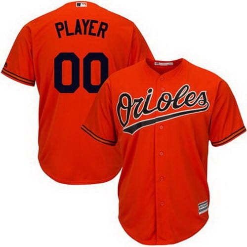 Baltimore Orioles Customized Orange Cool Base Jersey
