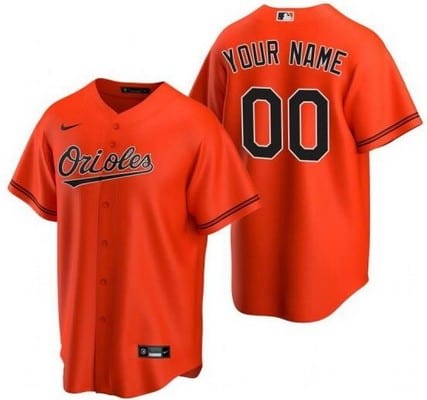 Baltimore Orioles Customized Orange Nike Cool Base Jersey