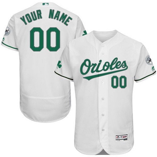 Baltimore Orioles Customized White Celtic FlexBase Jersey