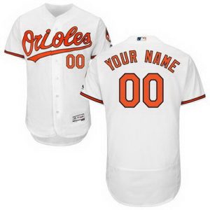 Baltimore Orioles Customized White FlexBase Jersey