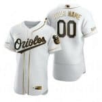 Baltimore Orioles Customized White Gold 2020 FlexBase Jersey