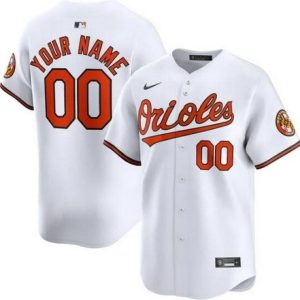 Baltimore Orioles Customized White Limited Jersey