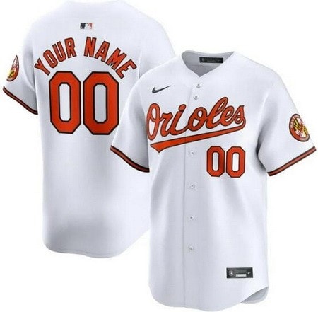 Baltimore Orioles Customized White Limited Jersey