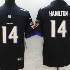 Baltimore Ravens #14 Kyle Hamilton Limited Black Vapor Jersey