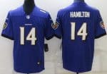 Baltimore Ravens #14 Kyle Hamilton Limited Purple Vapor Jersey