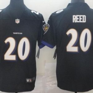 Baltimore Ravens #20 Ed Reed Limited Black Vapor Untouchable Jersey