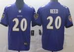 Baltimore Ravens #20 Ed Reed Limited Purple Vapor Untouchable Jersey