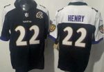 Baltimore Ravens #22 Derrick Henry Limited Black Thanksgiving Fashion Vapor Jersey