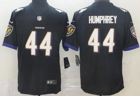Baltimore Ravens #44 Marlon Humphrey Limited Black Vapor Untouchable Jersey